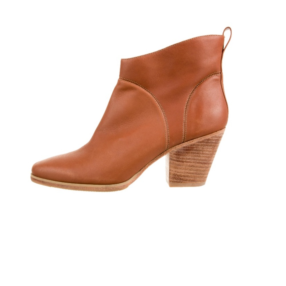 Rachel Comey Cognac Leather Ankle Booties